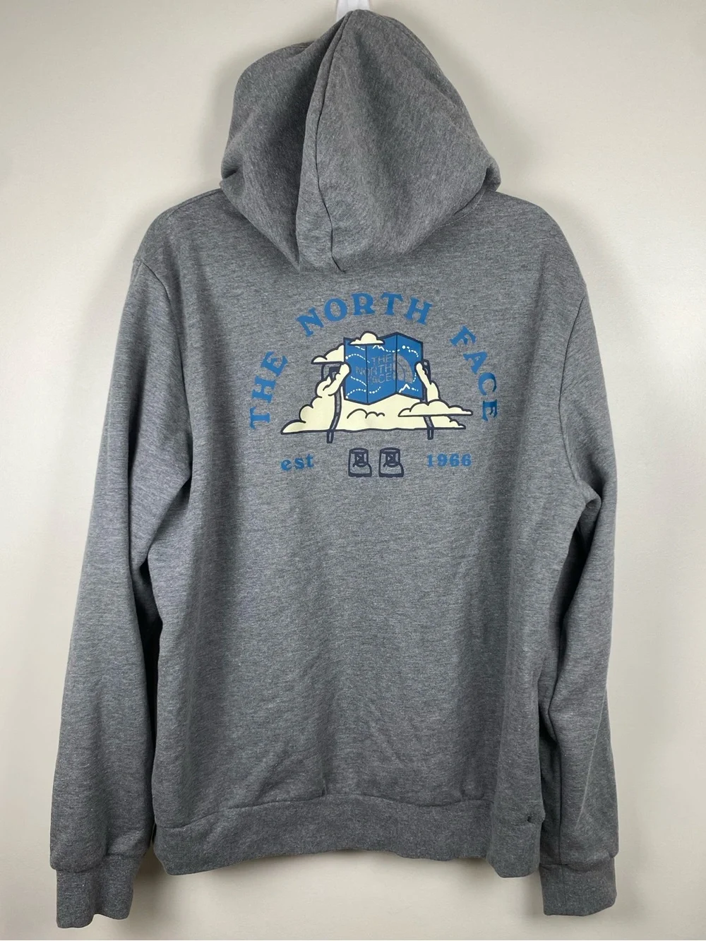 The North Face Men's Evolution Cloud Gray Hoodie Large